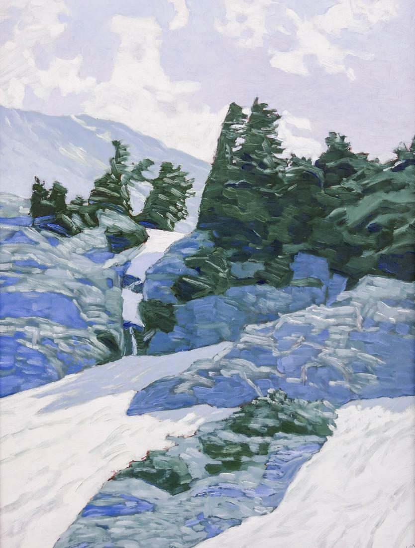 Michael Ferguson (b.1958 Washington) ''Cascade Study'' (1 of 2)