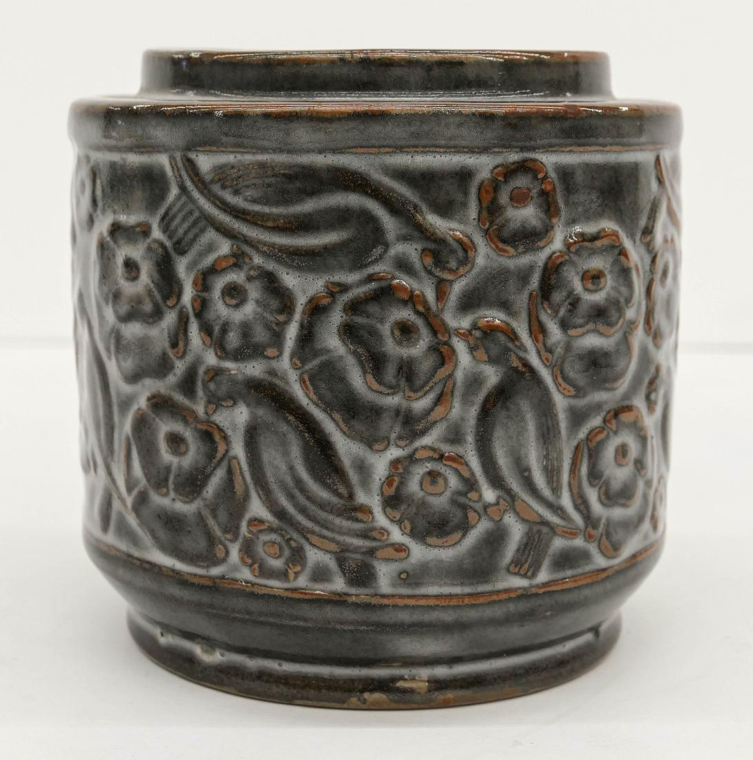 Paul Bonifas (1893-1957 Swiss) Art Deco Bird & Flower (1 of 3)