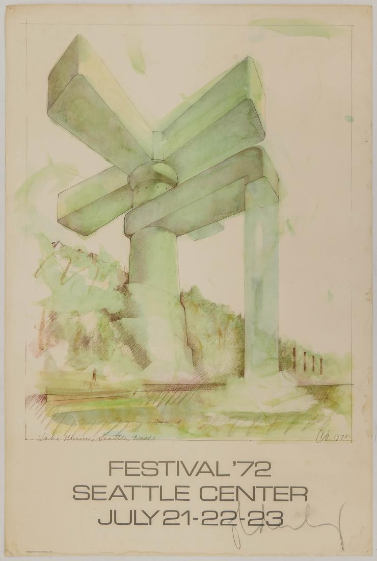 Claes Oldenburg (b.1929 New York) ''Festival '72'' 1972 (1 of 2)