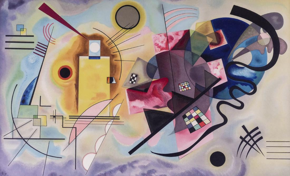 Wassily Kandinsky ''Inflexible'' 1925 Lithograph in (1 of 2)