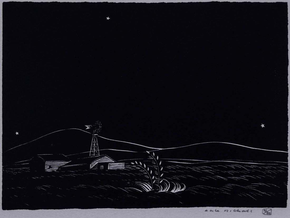 Dale Nichols (1904-1995 American) Nebraska Landscape (1 of 2)