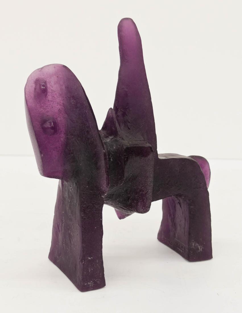 Daum ''Parsifal'' Pate de Verre Glass Sculpture (1 of 3)
