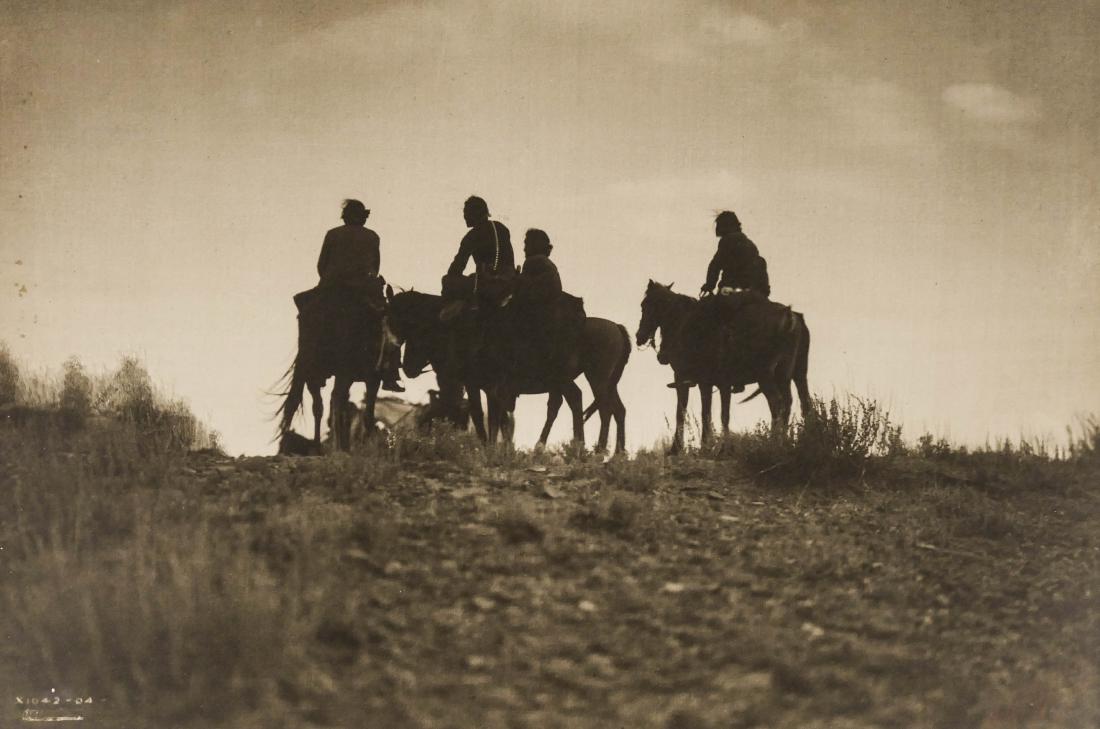 Edward Curtis (1868-1952 Washington) ''Sunset in Navajo (1 of 5)