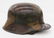 WWI German M1916 Camouflage Helmet 6.5''x12''. A