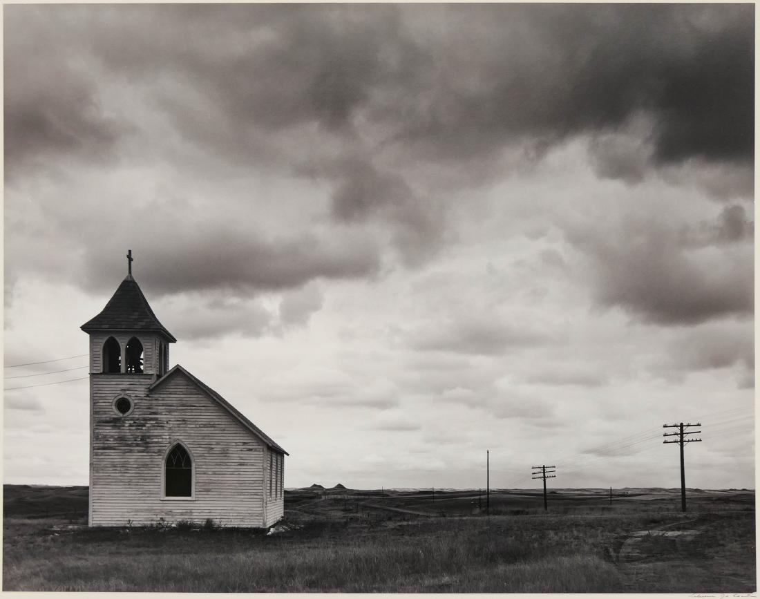 Liliane de Cock (1939-2013 American) ''Church near Glen (1 of 3)