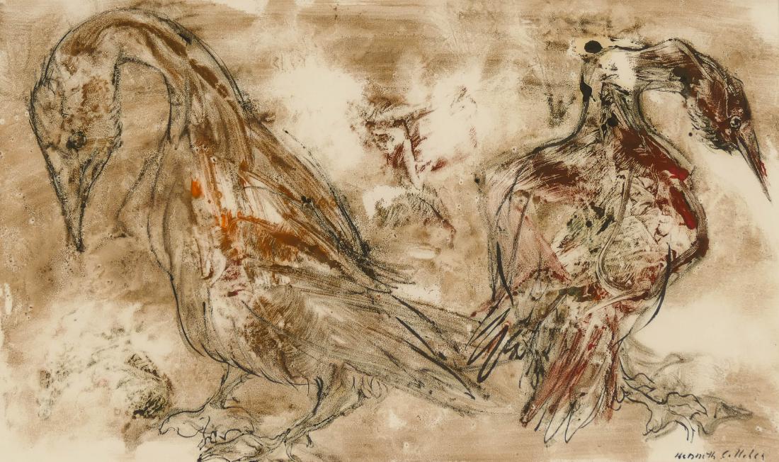 Kenneth Callahan (1905-1986 Washington) ''The Birds'' (1 of 3)