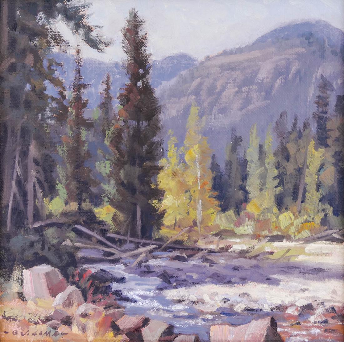 Jim Lamb (b.1946 Washington) ''Gold Creek, Snoqualmie (1 of 3)