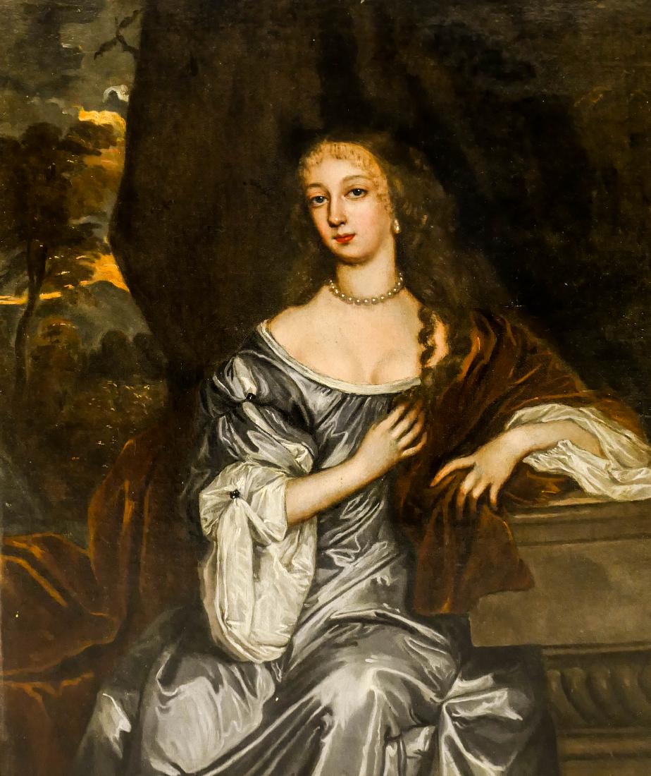 French School 18th Cent. Female Portrait Oil on Canvas (1 of 3)