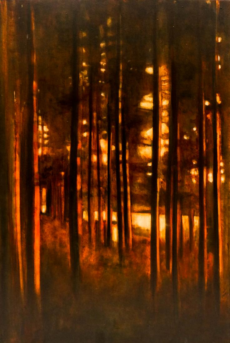 Meg Holgate (20/21st Cent. Washington) Untitled Forest (1 of 3)