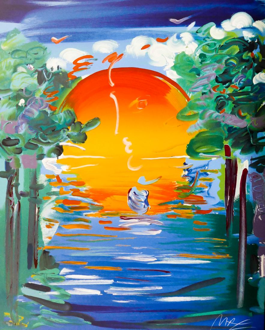 Peter Max (b.1937 New York) ''The Better World'' 1989 (1 of 3)