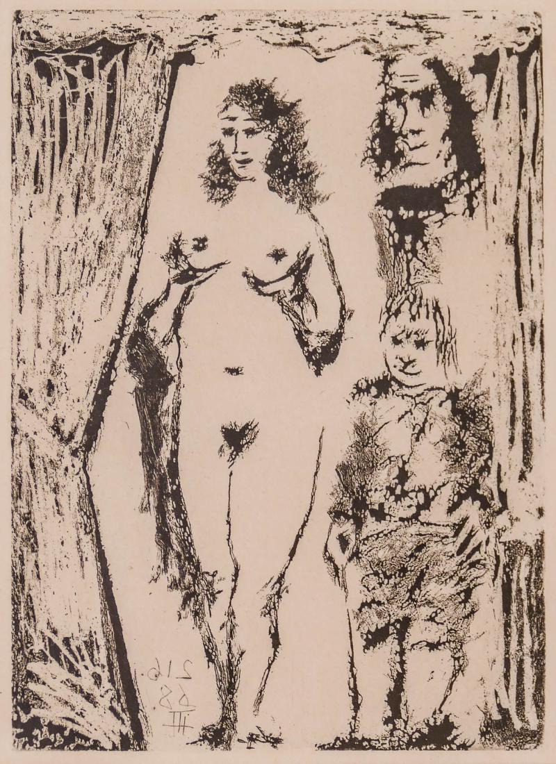 Pablo Picasso (1881-1973 Spanish) ''Illustration for La (1 of 3)