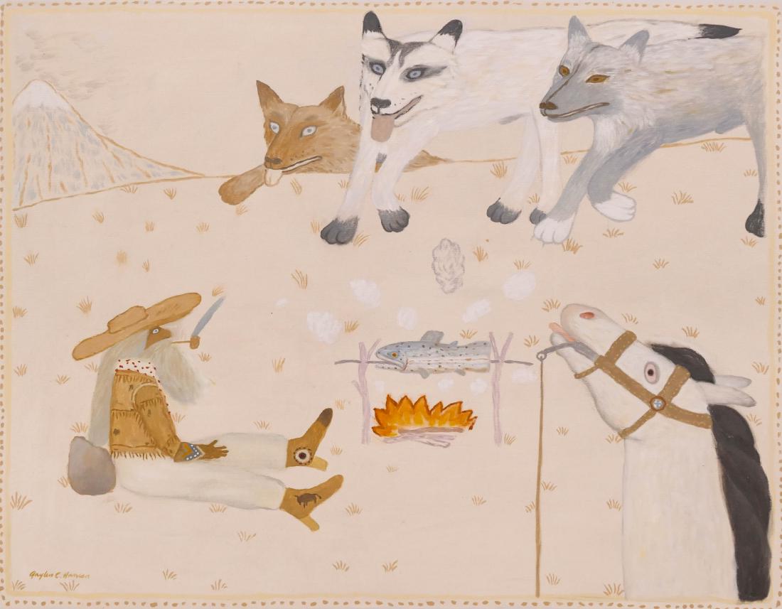 Gaylen Hansen (b.1921 Washington) The Kernal Camping (1 of 2)