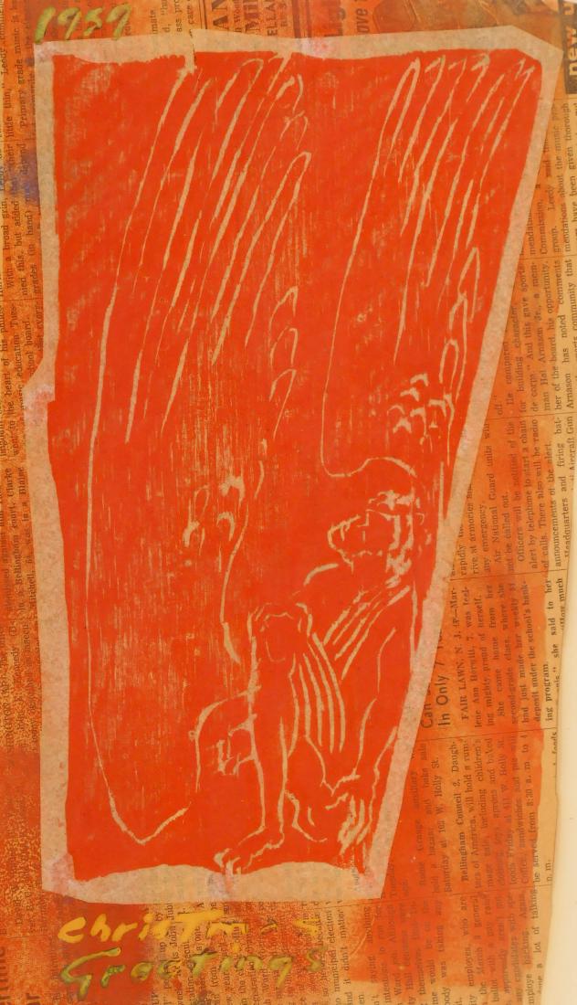 Guy Anderson (1906-1998 Washington) Winged Angel 1959 (1 of 2)