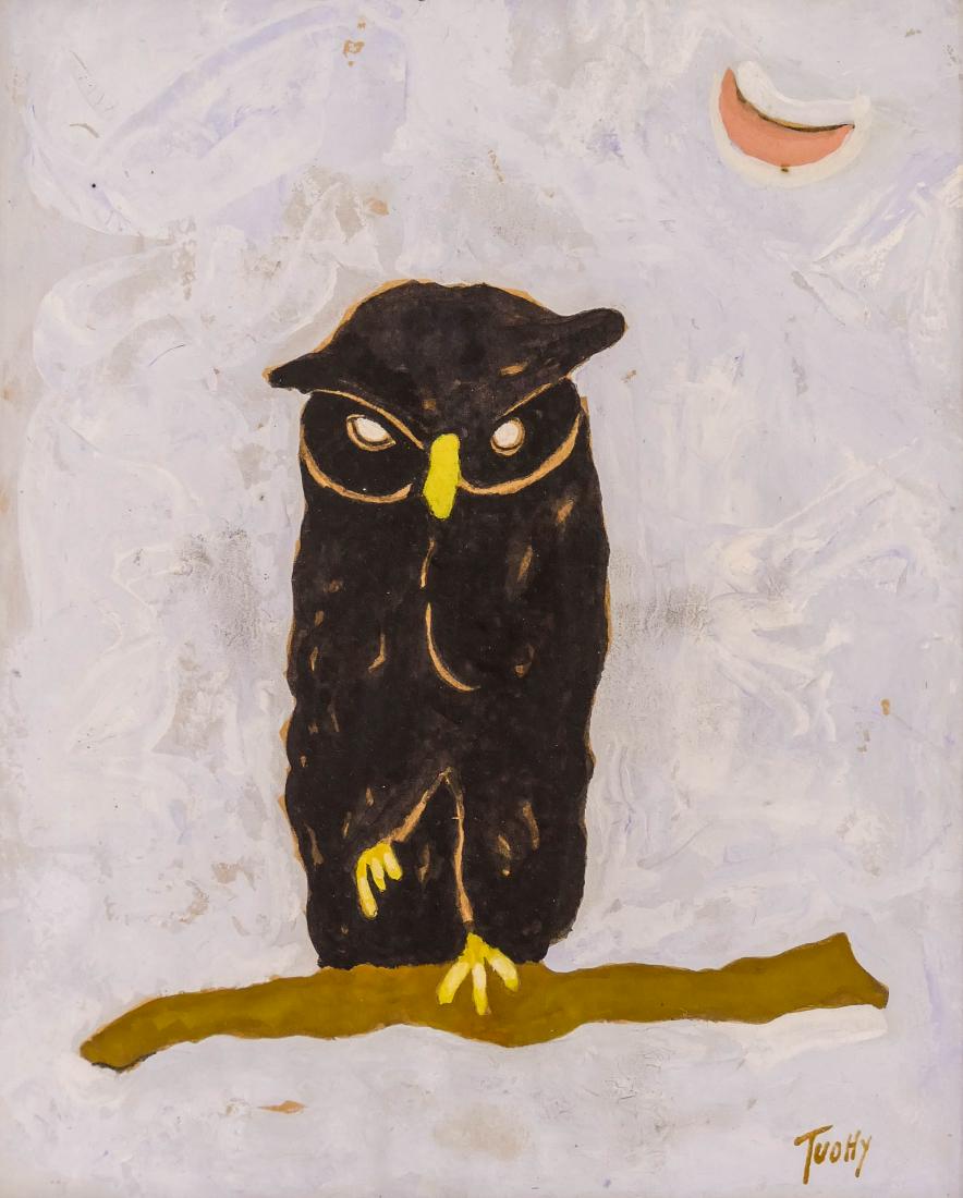 Albert Tuohy (20th Cent. Washington) ''Lonely Owl'' (1 of 3)