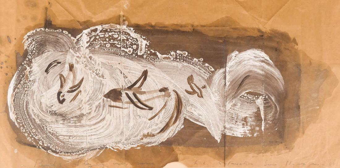 Jay Steensma (1941-1994 Washington) ''Birds flying over (1 of 2)