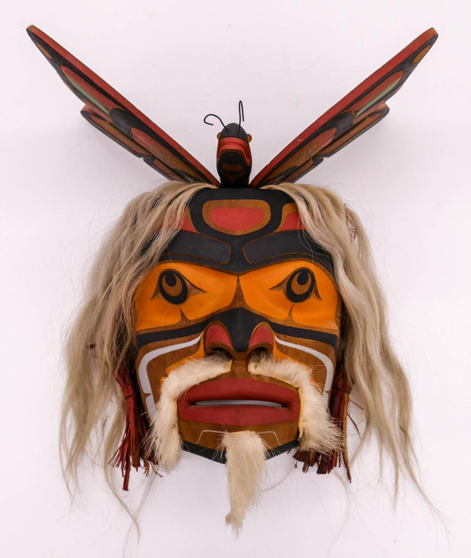Calvin Hunt (b.1956 Kwakiutl) Numas Man and Butterfly (1 of 3)