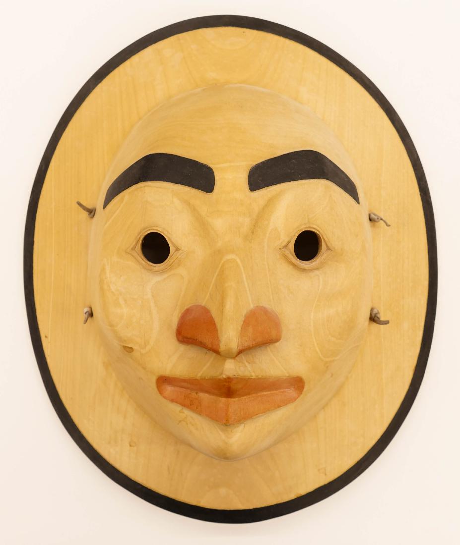 Duane Pasco (b.1932 Washington) Moon Mask Cedar (1 of 3)