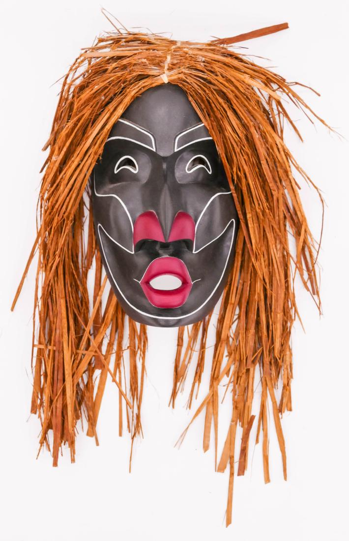 Greg Colfax (b.1955 Makah) Dzunukwa Wild Woman Mask (1 of 2)