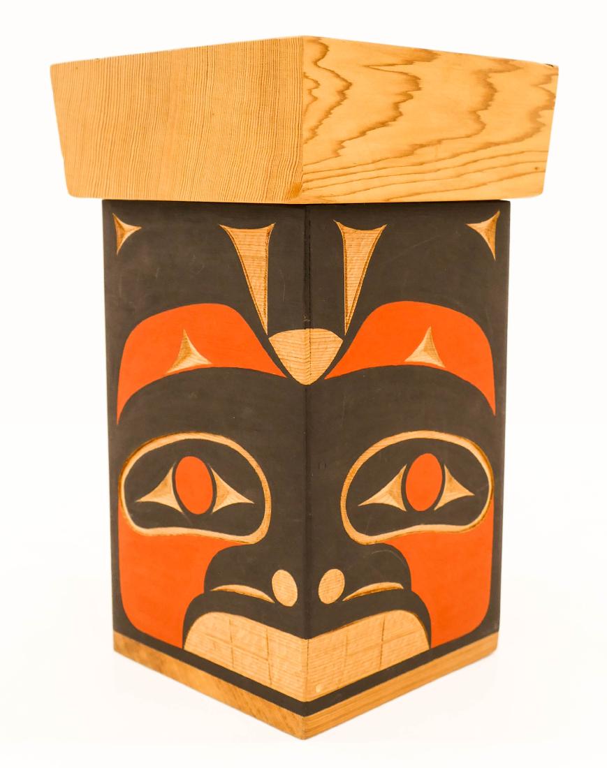 Dennis Allen (b.1935 Skokomish) Bear Design Box 1999 (1 of 2)