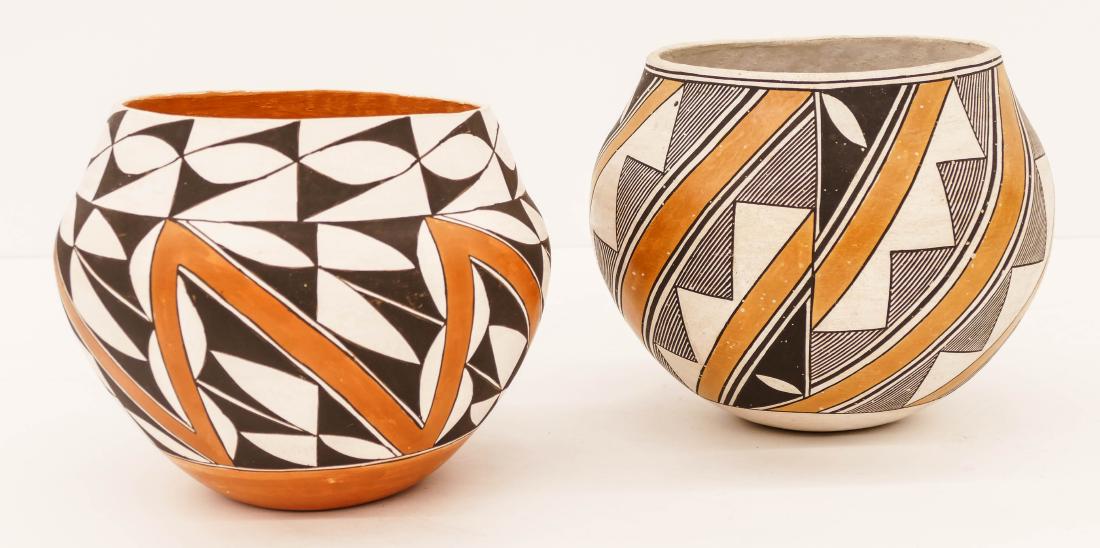 2pc Stella Shutiva and Marie Torivio Acoma Pottery (1 of 3)