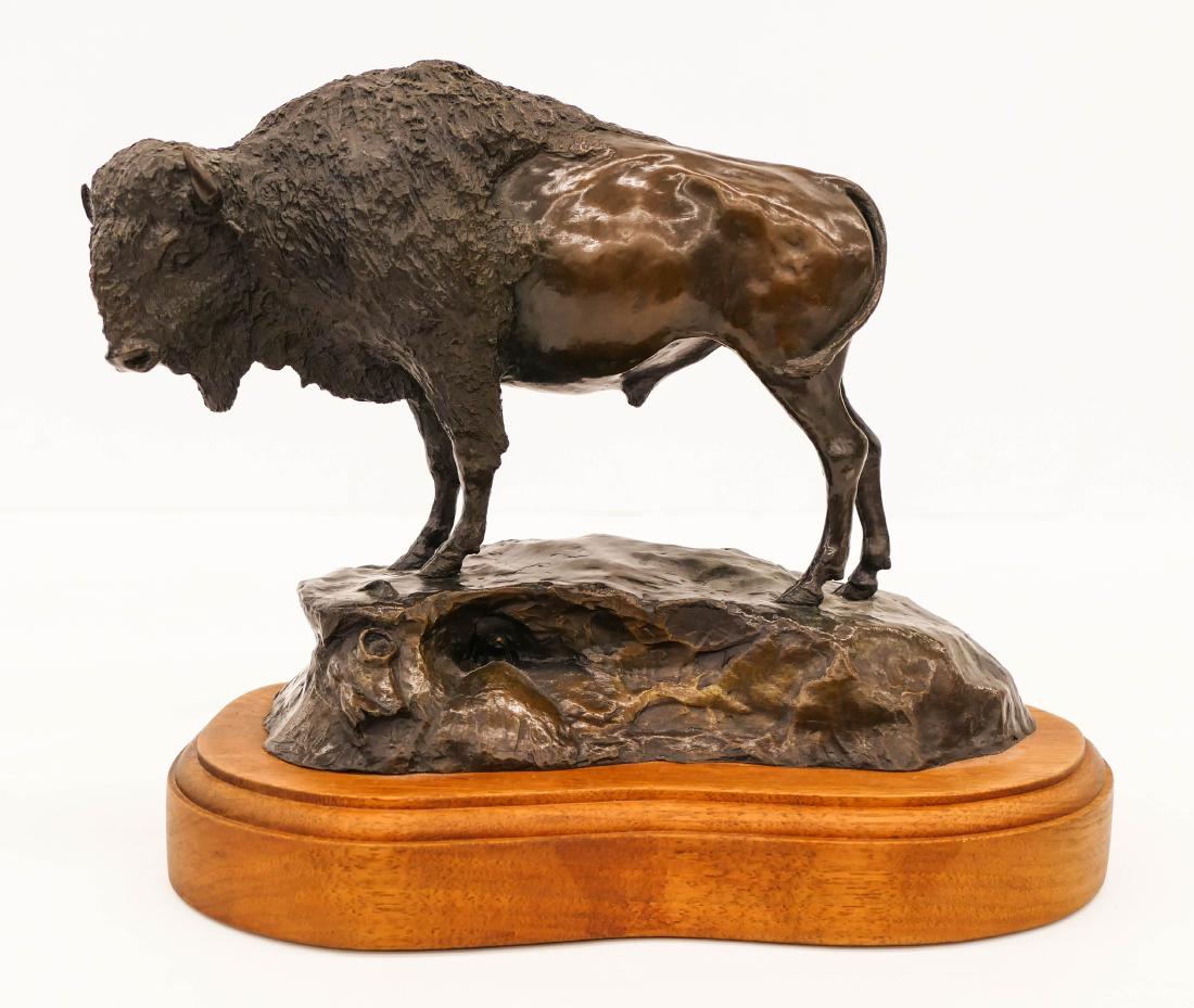 Dave Kulczyk (20th Cent. American) Majestic Buffalo (1 of 2)