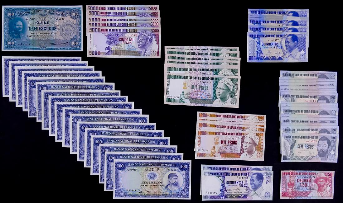 90pc Guinea-Bissau Banknotes UNC (1 of 2)
