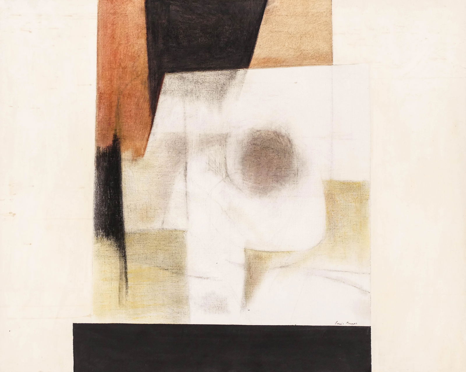 Louis Bunce (1907-1983 Oregon) Untitled Mixed Media on (1 of 4)