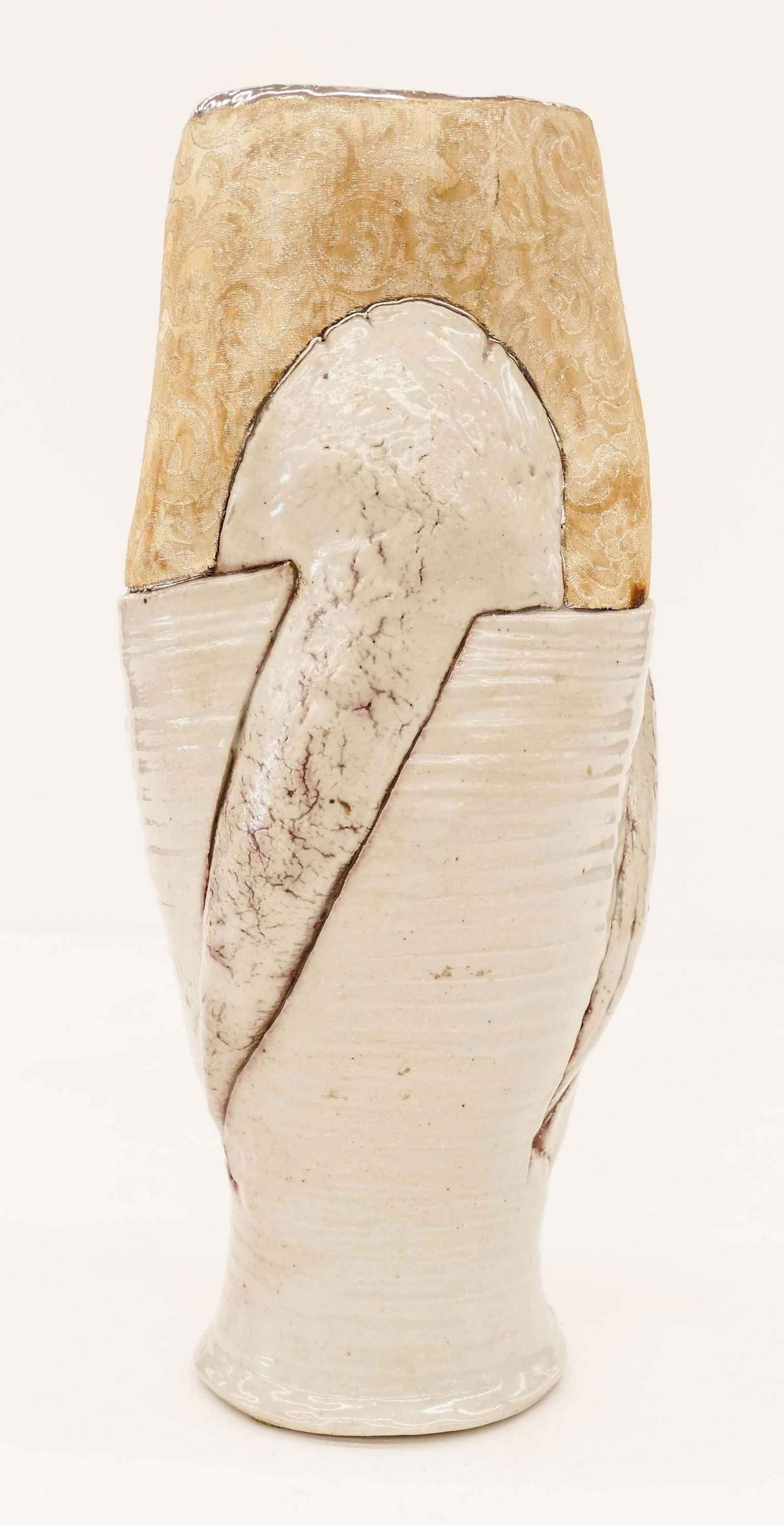 Howard Kottler (1930-1989 Washington) Twist Fabric Pot (1 of 4)