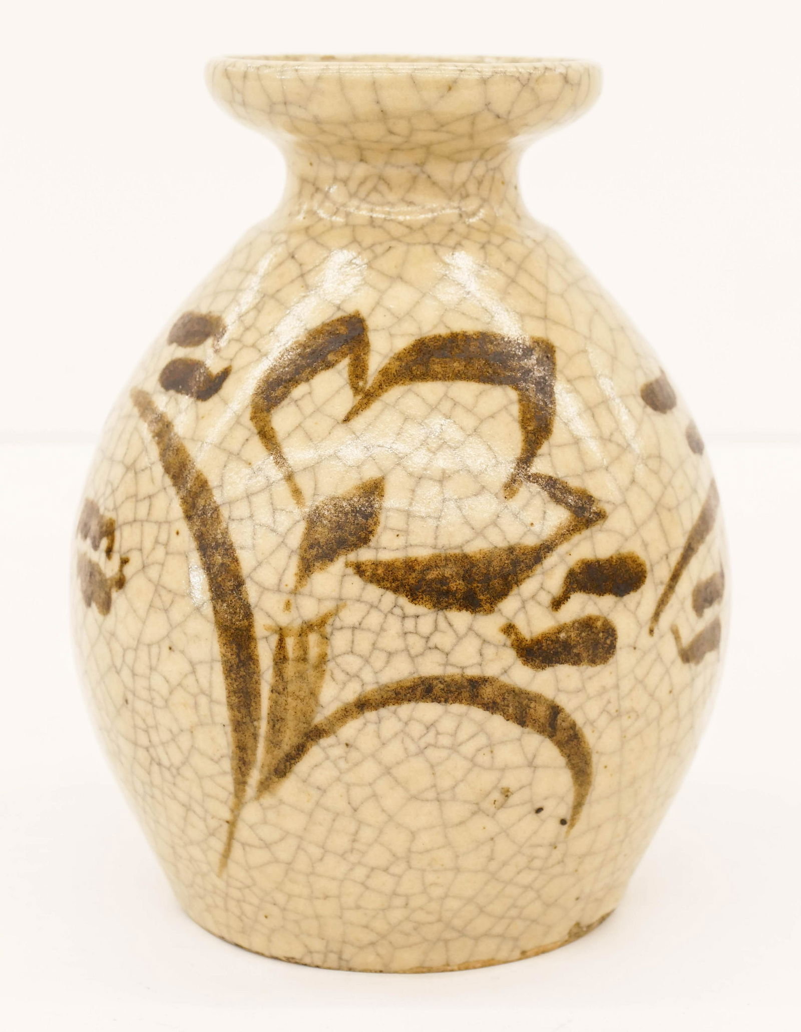 Paul Bonifas (1893-1967 Swiss) Crackle Glaze Decorate (1 of 3)