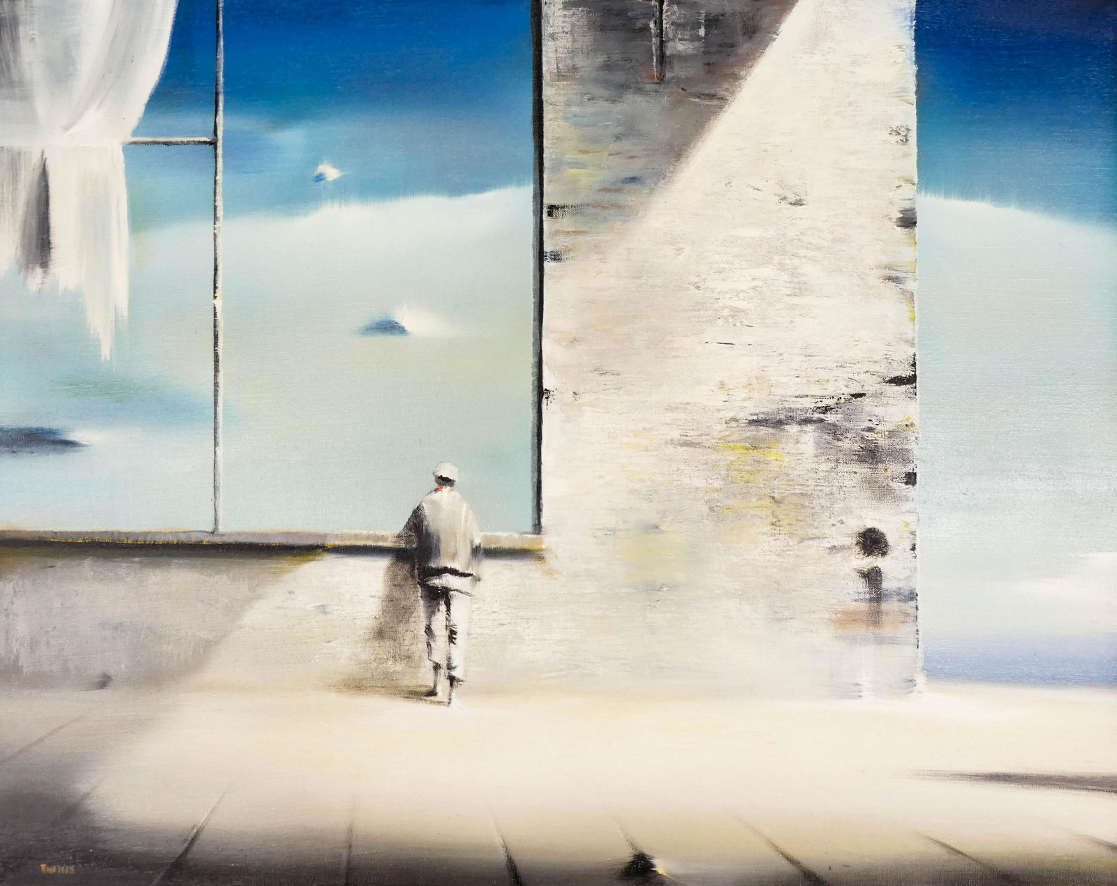 Robert Watson (1923-2004 California) ''Reverie'' Oil on (1 of 3)