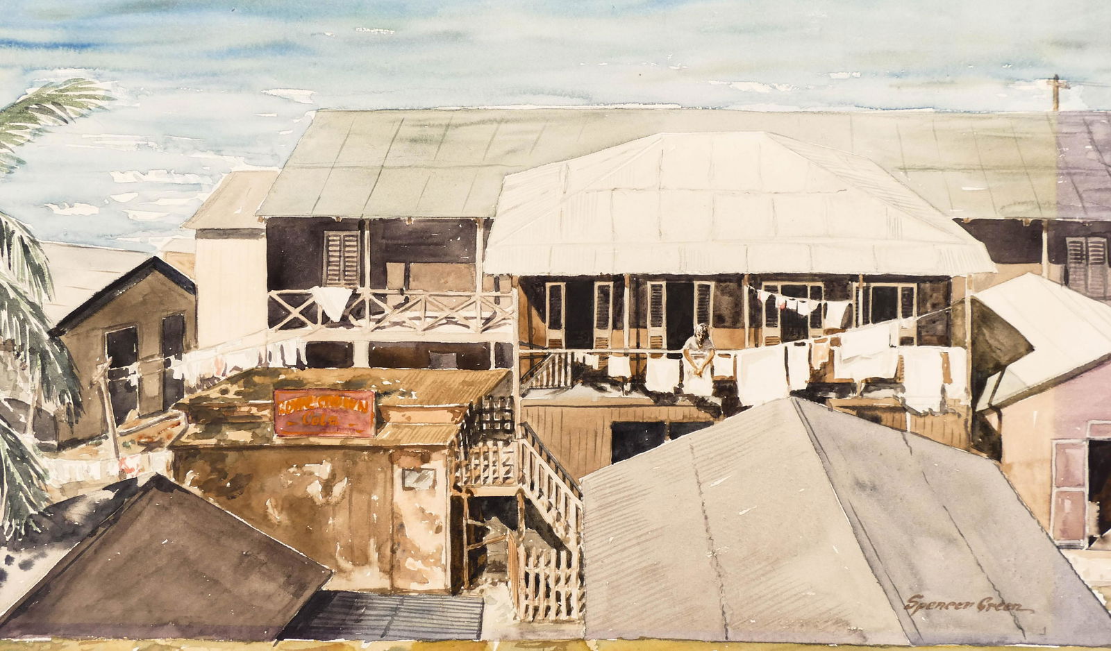 Spencer C. Green (20th Cent. American) ''Sunday (1 of 2)