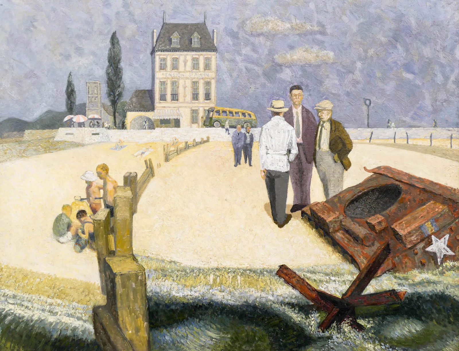 Walter Brettingham (b.1924 British) Post War Beach (1 of 3)