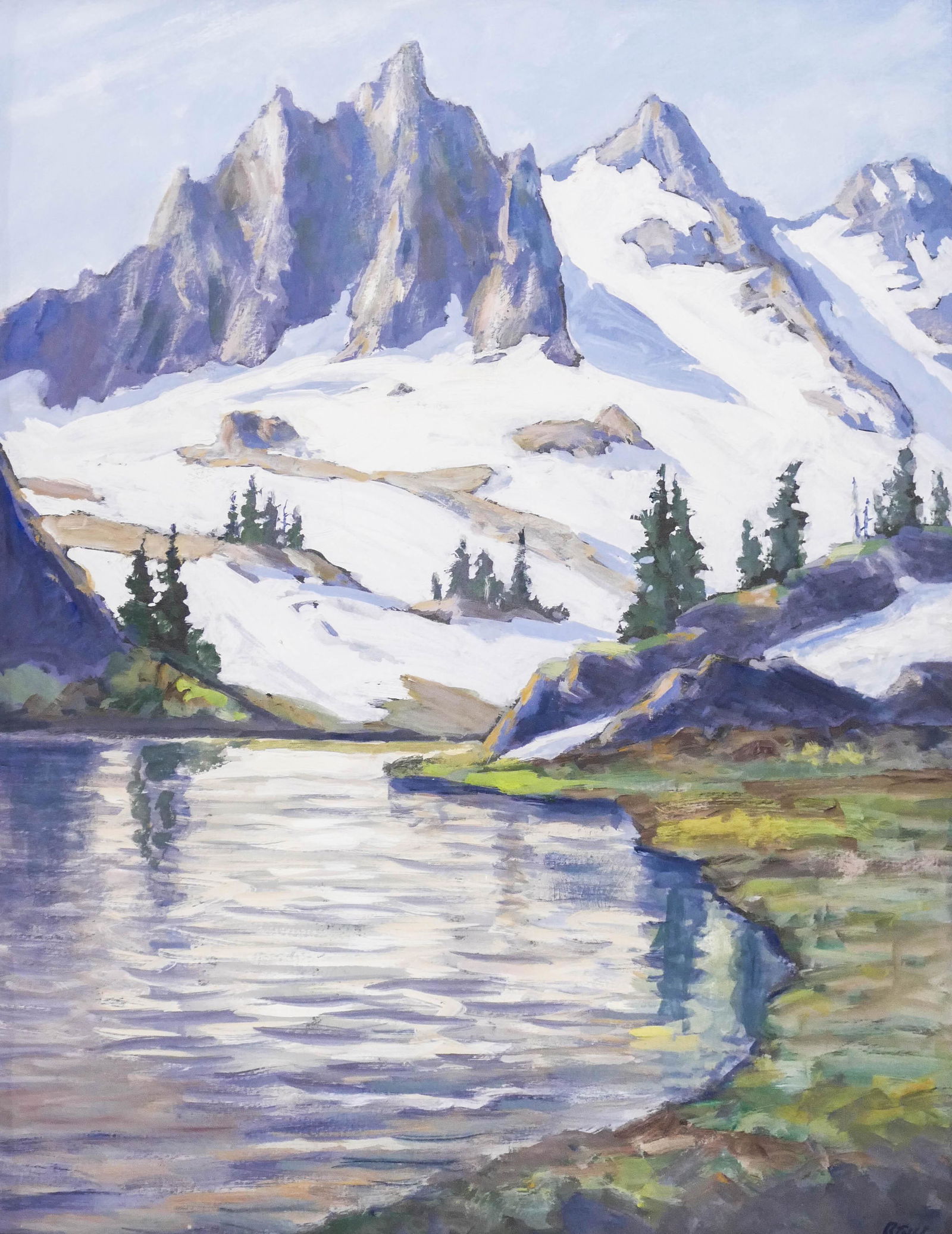 Ross Gill (1887-1969 Washington) ''Mount Lemah'' (1 of 2)