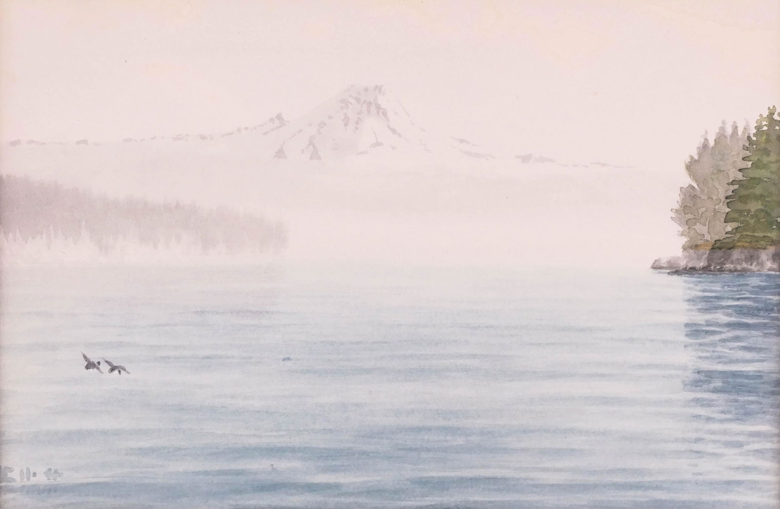 Henry Wood Elliott (1846-1930 Ohio) Mount Rainier (1 of 2)