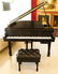 1998 Steinway Model M Ebony Grand Piano with Bench. - 10