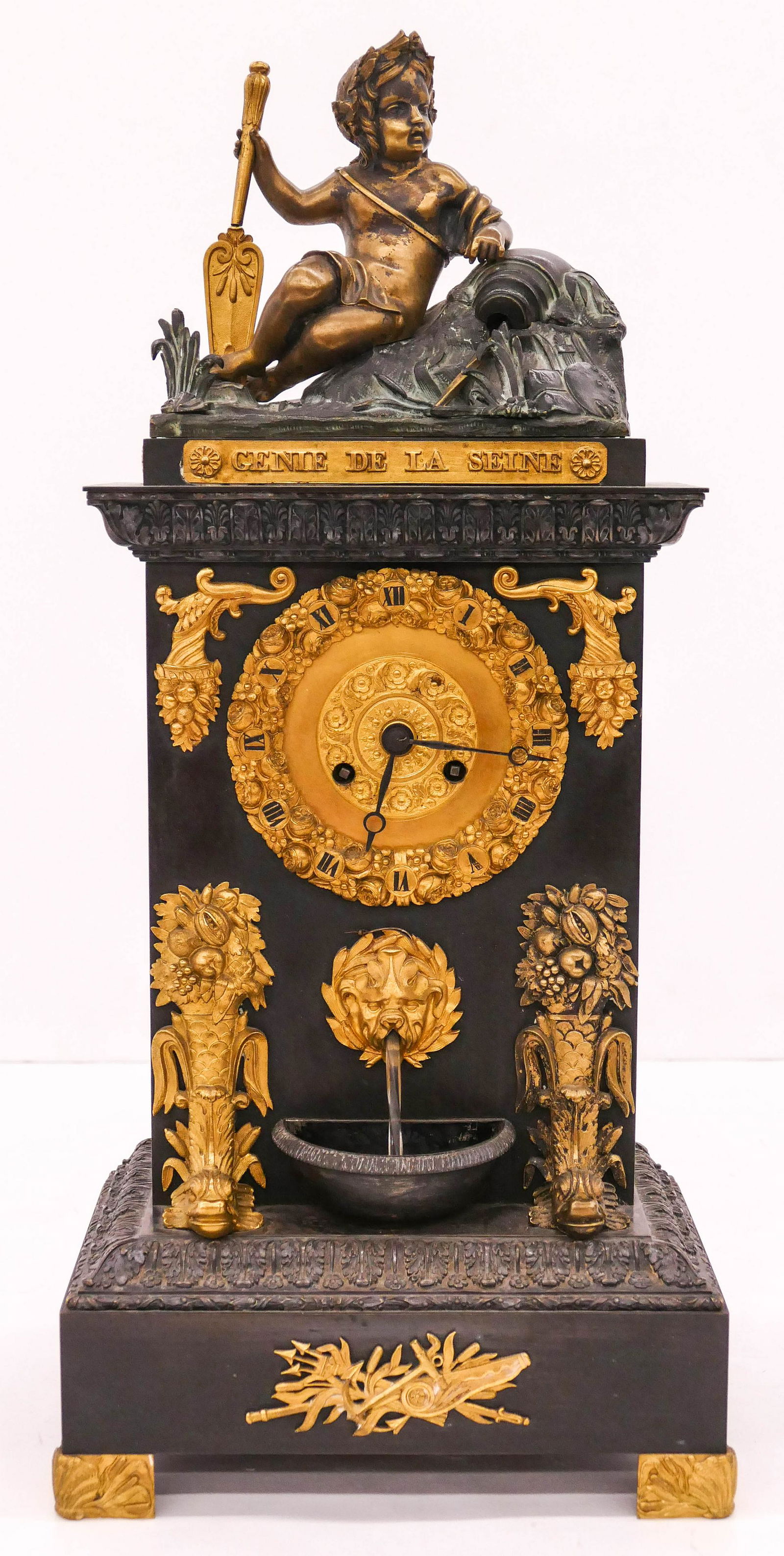 French Empire ''Genie de la Seine'' Automaton Gilt (1 of 5)