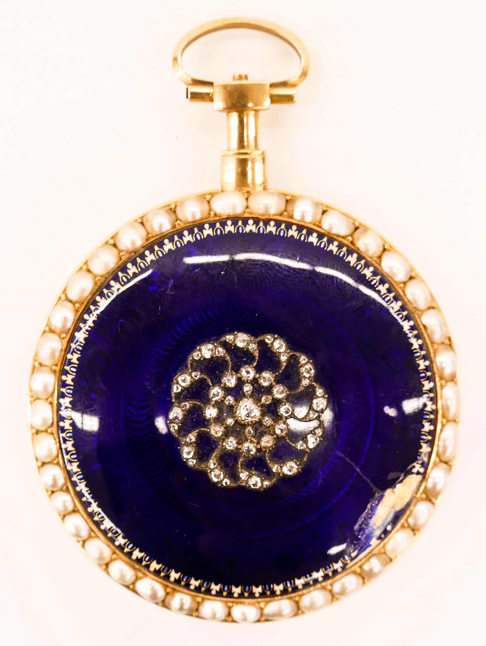 Fine Breguet Paris 18k French Enamel Verge Pocket Watch (1 of 3)