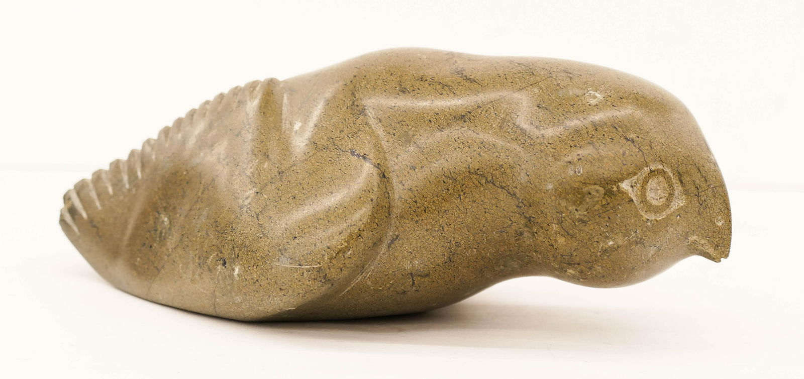 Shorty Killiktee (1949-1993 Inuit) Resting Owl 1977 (1 of 3)