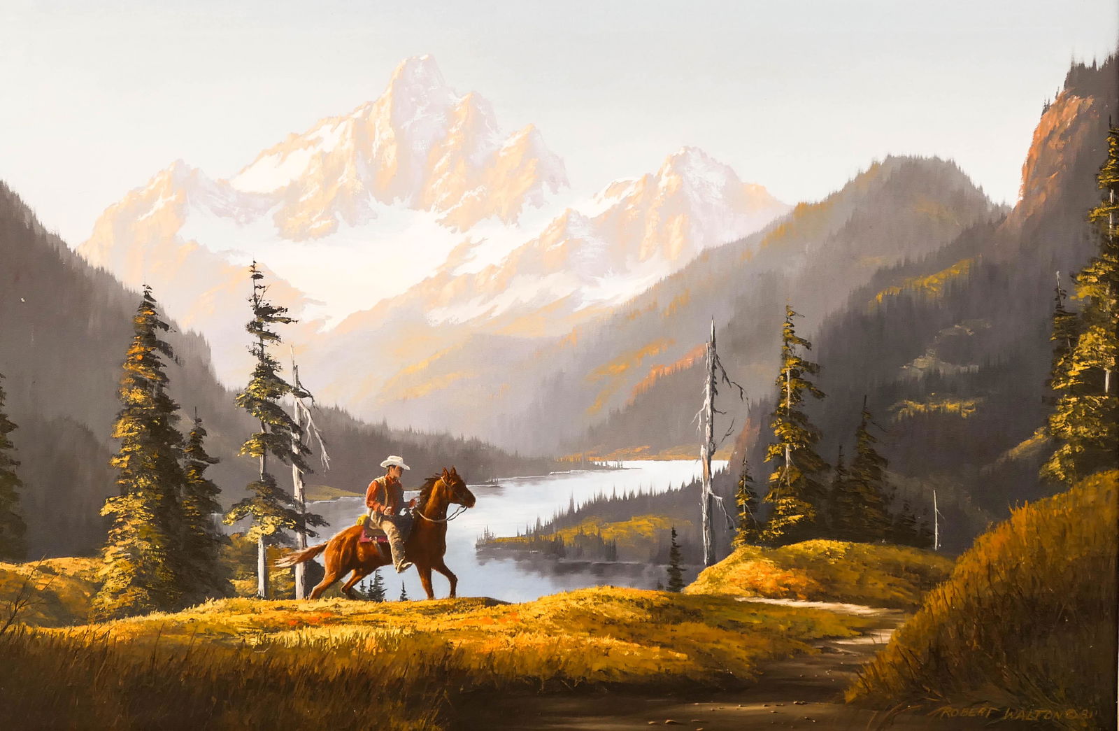 Robert Walton (20/21st Cent. Washington) ''Ross Lake, (1 of 2)