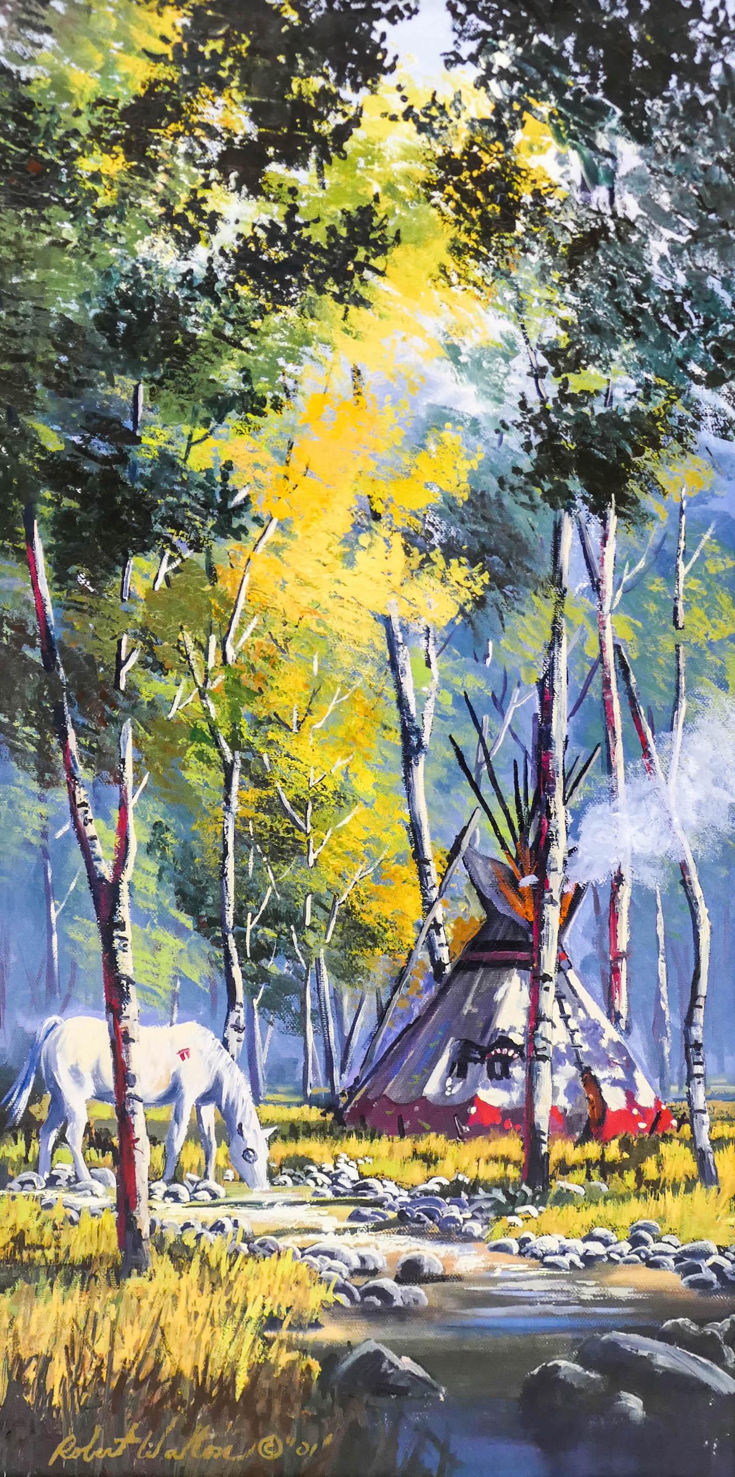 Robert Walton (20/21st Cent. Washington) Teepee and (1 of 2)