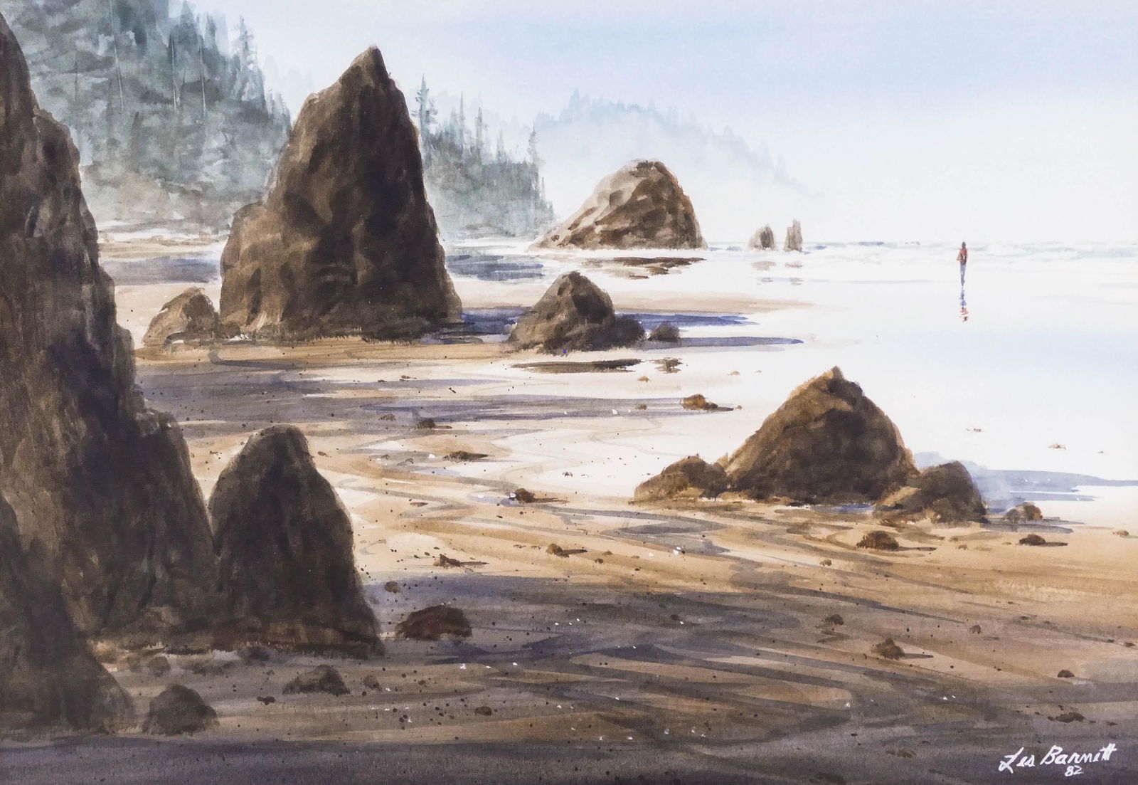 Les Barnett (20th Cent. Montana) Northwest Coast 1982 (1 of 2)