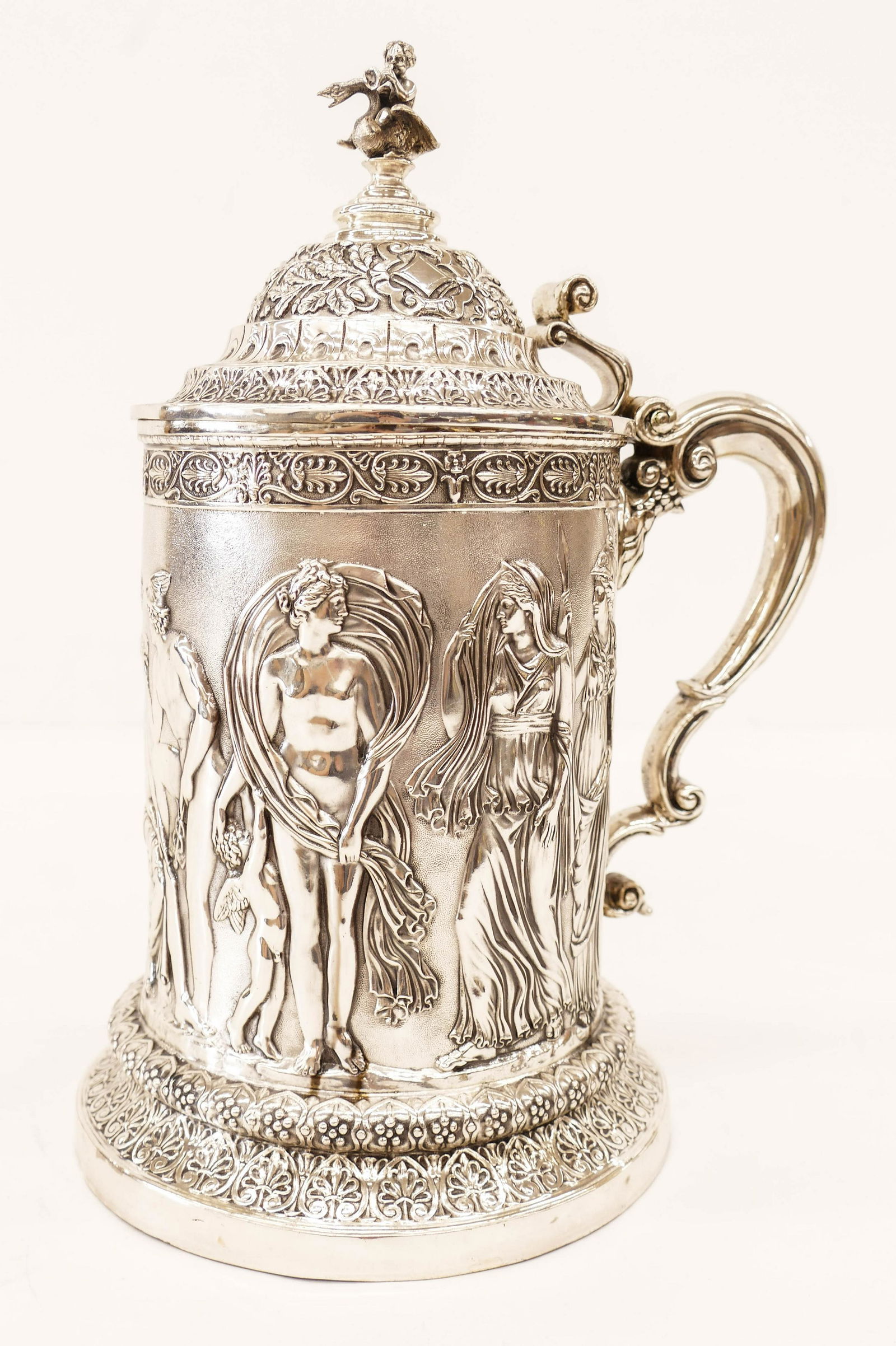 Impressive Georgian Silver Large Tankard by Phillip (1 of 6)