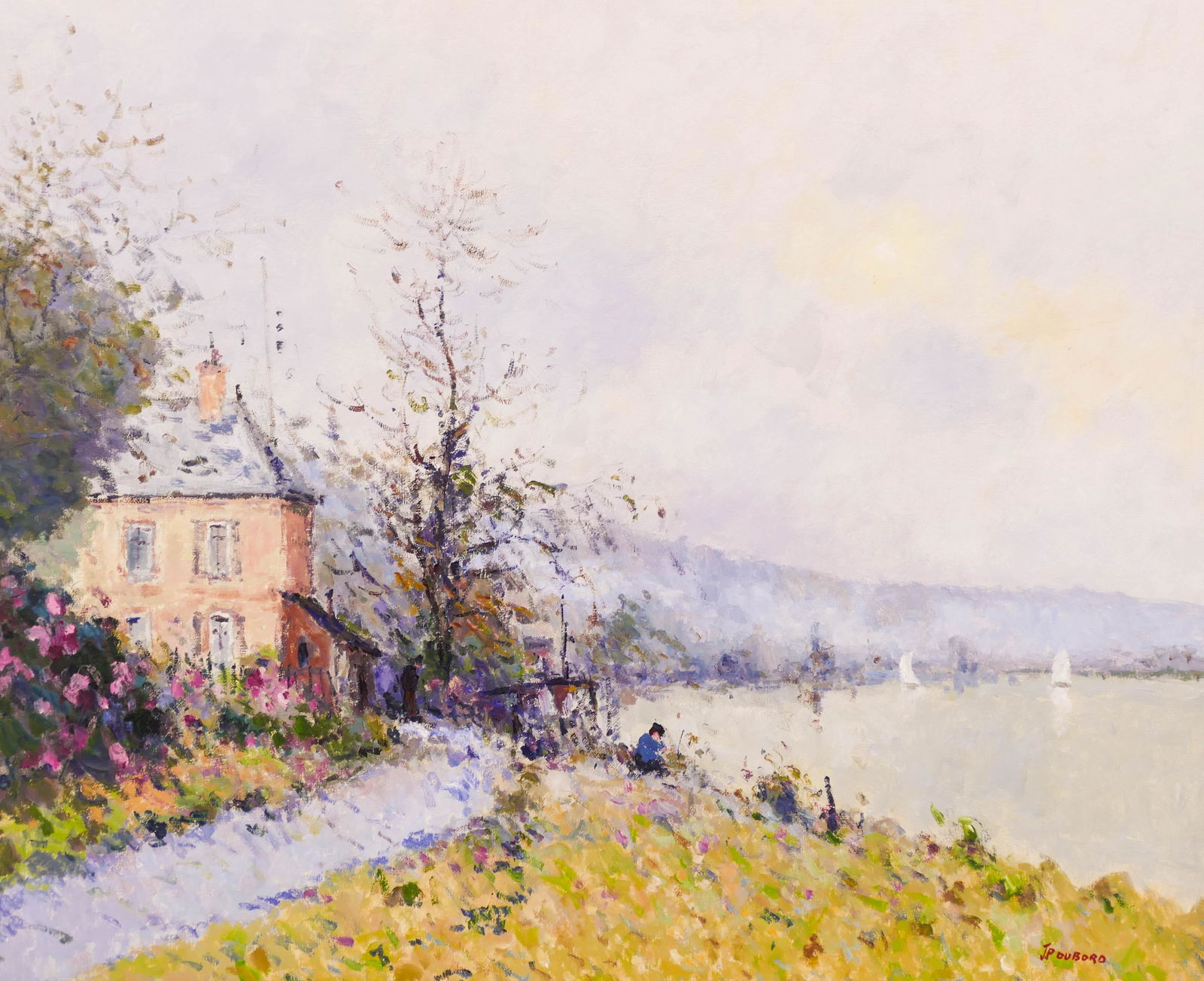 Jean Pierre Dubord (b.1949 French) ''Bord de Seine a (1 of 2)