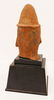 Japanese Kofun Terracotta Haniwa Head Fragment on Stand - 3