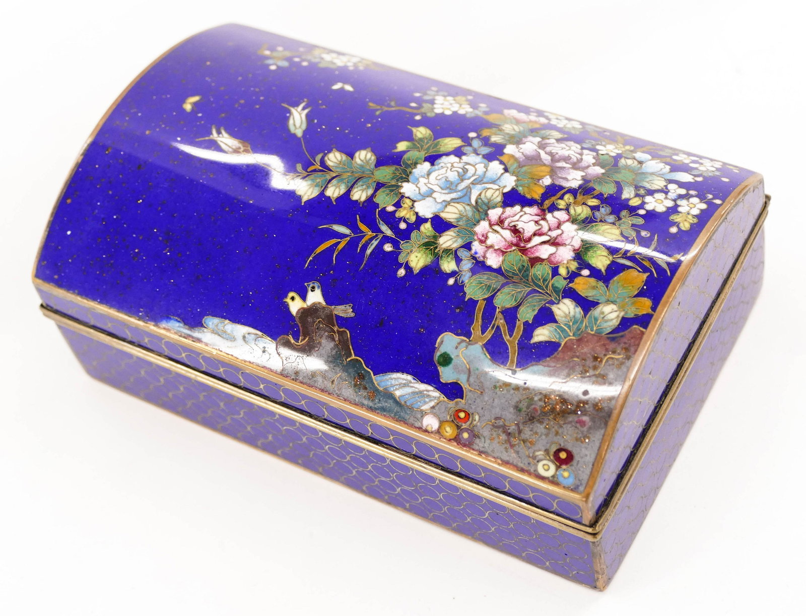 Fine Japanese Inaba Cloisonne Box 2''x5.5''x3.5''. A (1 of 3)