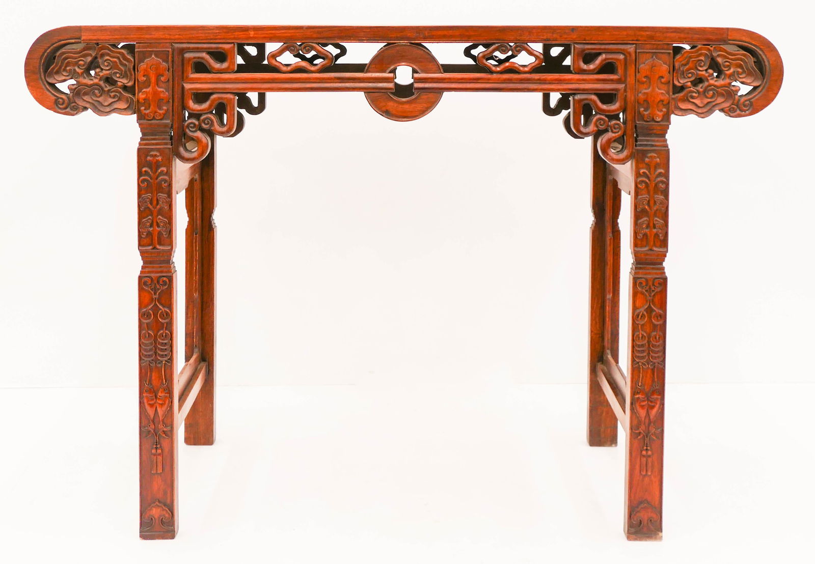 Chinese Rosewood Lingzhi Small Altar Table (1 of 4)