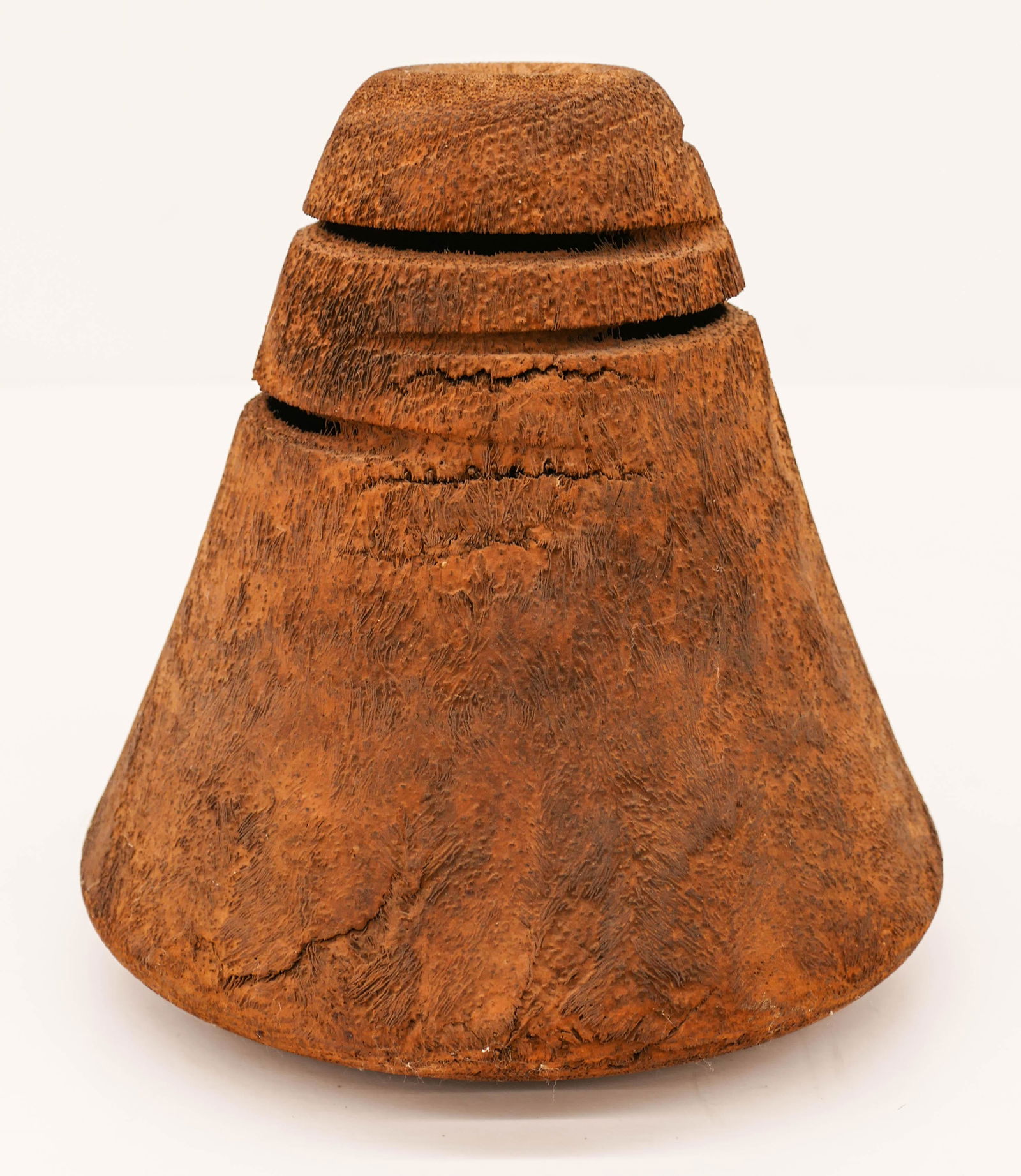 David Ellsworth (b.1944 American) ''Time Ladder'' 1994: David Ellsworth (b.1944 American) ''Time Ladder'' 1994 Vessel Grasstree Wood 9''x8.75''. A sculptural turned wood vessel. Signed and dated on bottom. Excellent condition. Purchased Del Mano Gallery, C