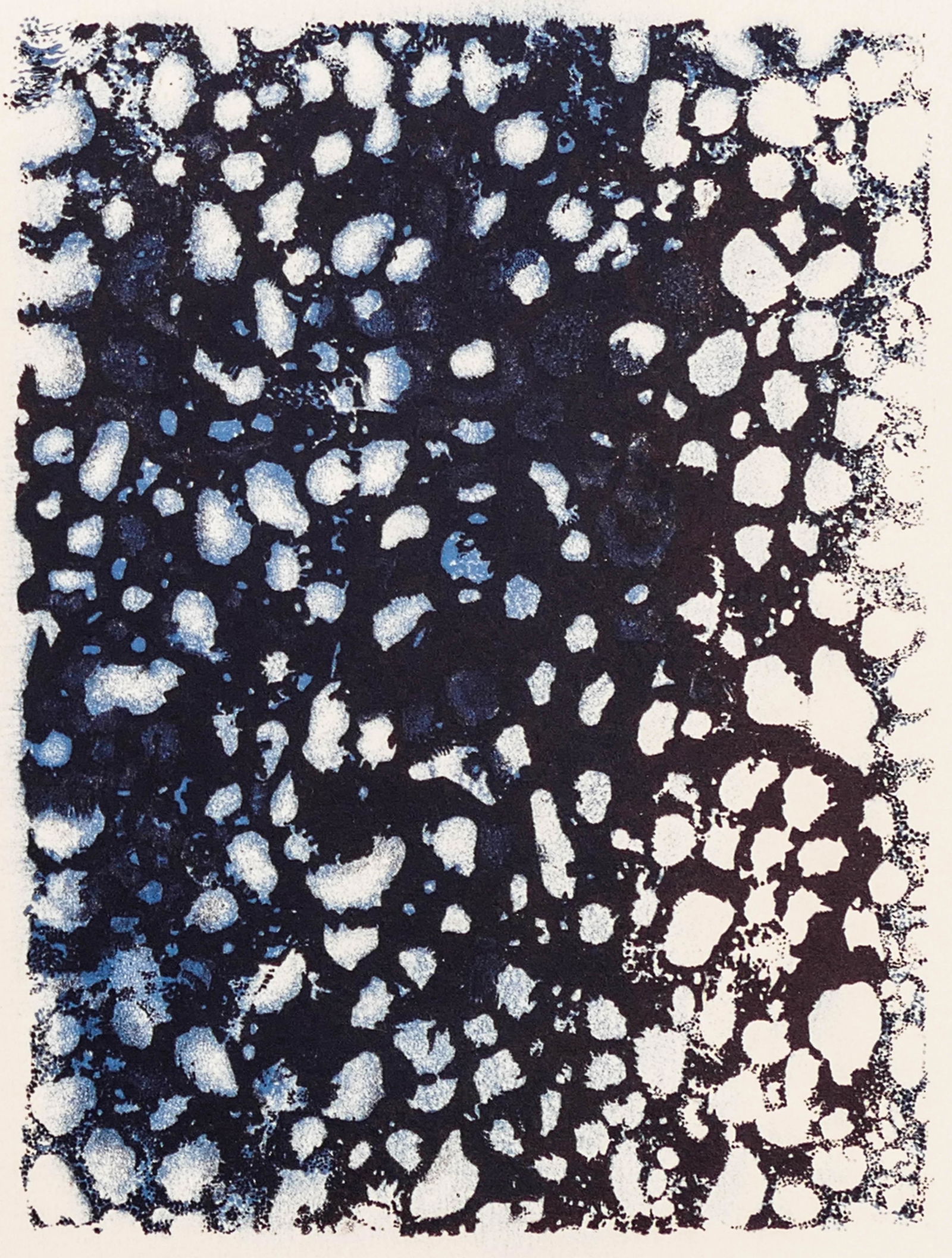 Mark Tobey (1890-1976 Washington) ''Winter'' 1961: Mark Tobey (1890-1976 Washington) ''Winter'' 1961 Lithograph 4.75''x3.5'' Image. An abstract lithograph within a bi-fold card. Pencil signed and dated on verso. Numbered 266 of 380 edition and publish
