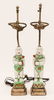 Pair of Chinese Republic Famille Verte Porcelain Boy