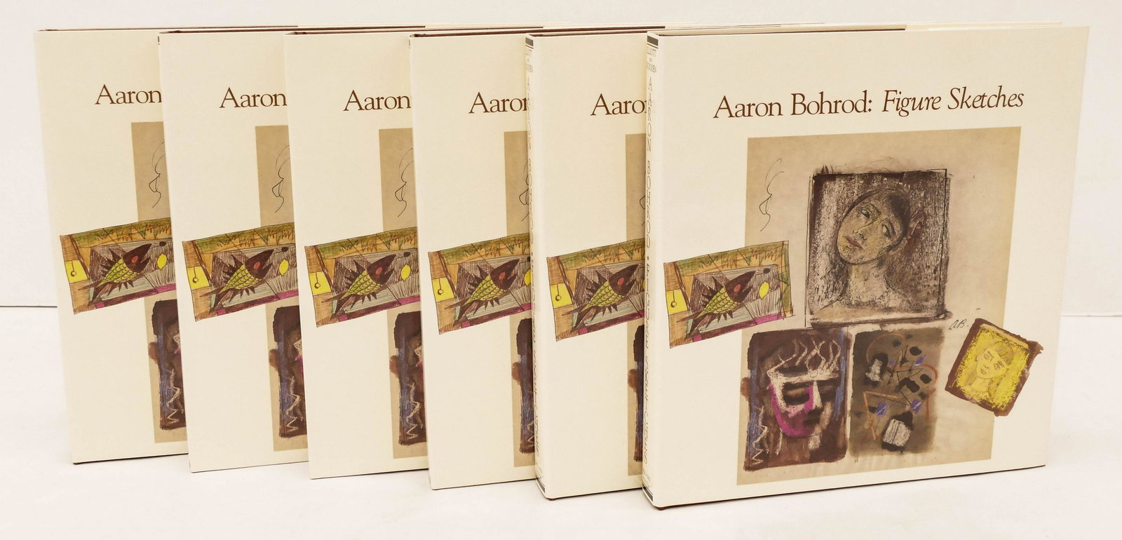 6pc ''Aaron Bohrod: Figure Sketches'' Limited Edition: 6pc ''Aaron Bohrod: Figure Sketches'' Limited Edition Art Books 13.5''x12.5''. Author Edwin E. Elliott and Howard E. Wooden. Published by Gall and Shaull, Kansas. From the edition of 350 separate from